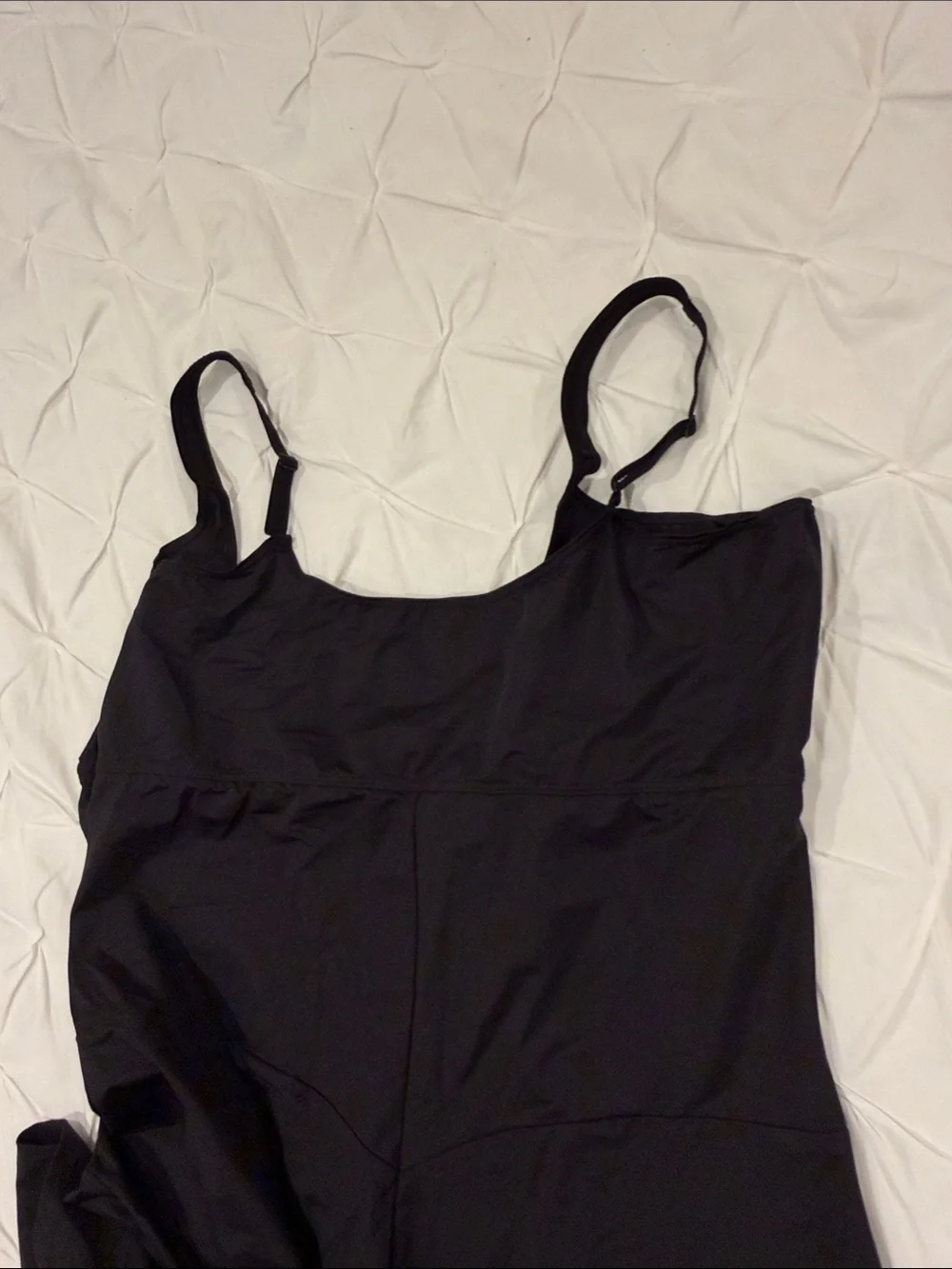 New CACIQUE OPEN-BUST THIGH SHAPER IN BLACK SIZE 26/28